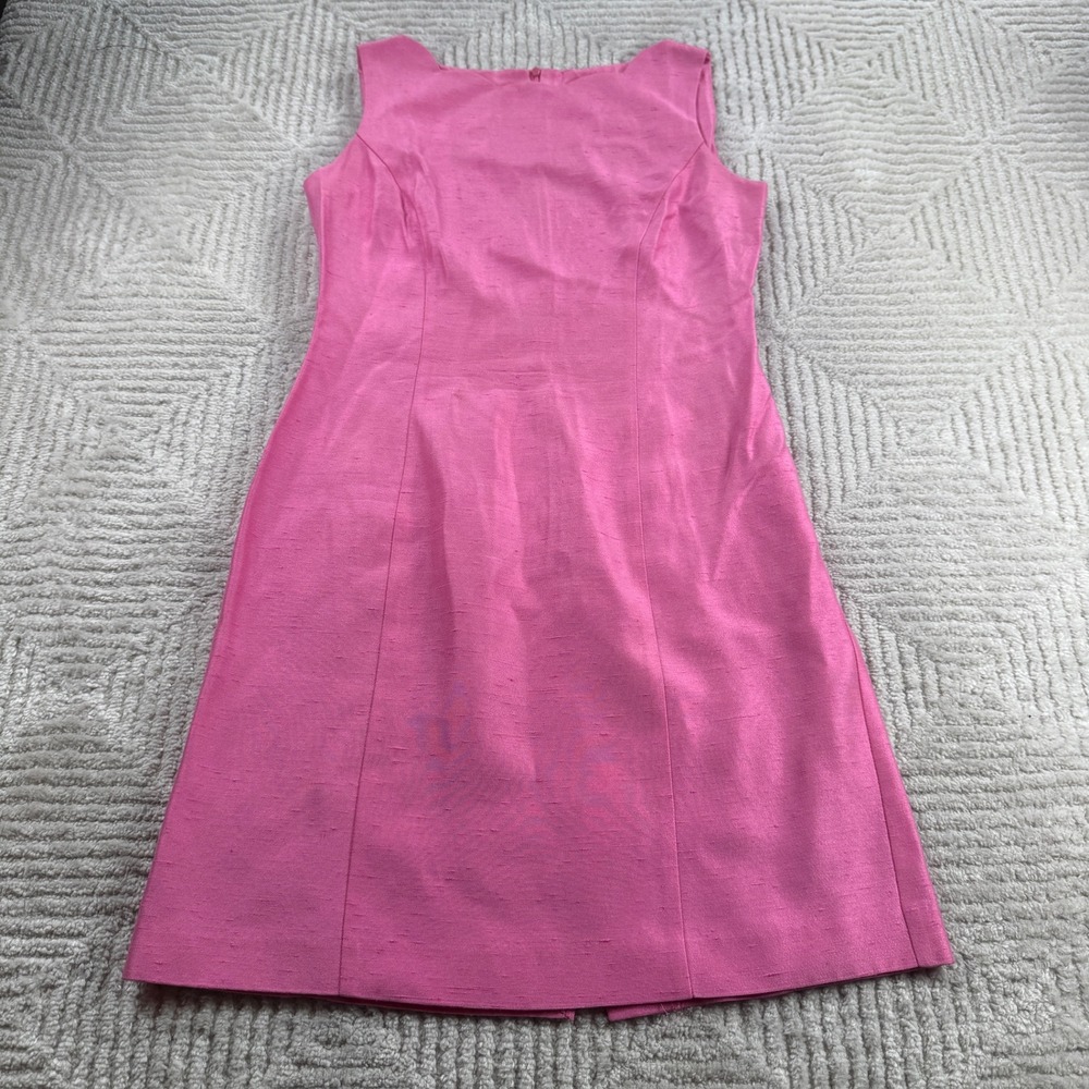 Lois Snyder Dani Max Sheath Dress Women's 6 Pink Vintage Retro 90s Mod Party